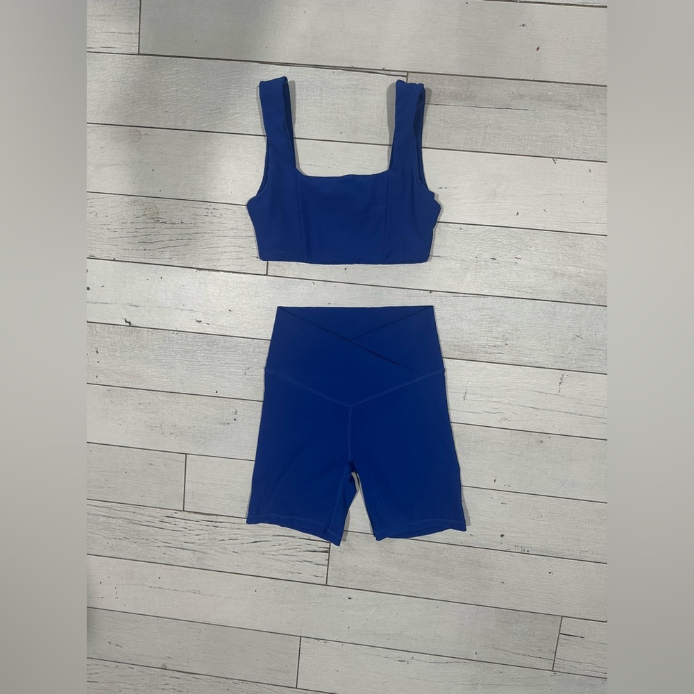 Women's Royal Blue Activewear Set